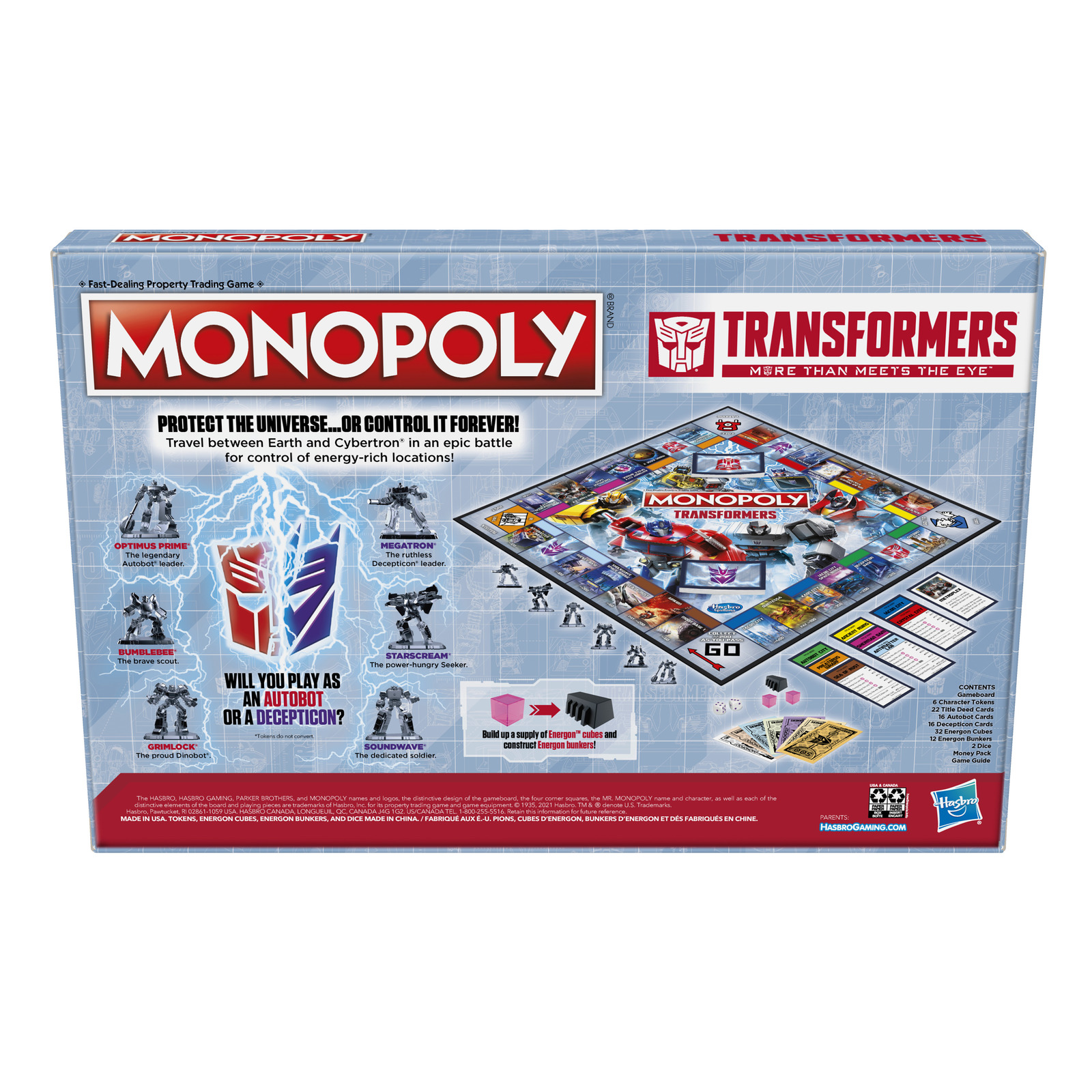 Monopoly : Transformers